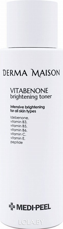 Витаминный тонер  Medi-Peel для выравнивания тона Derma Maison Vitabenone Brightening Toner,250