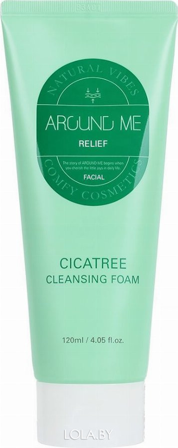 Успокаивающая пенка Welcos для умывания Around Me Relief Cicatree Cleansing Foam 120мл Успокаивающая пенка Welcos для умывания Around Me Relief Cicatree Cleansing Foam 120мл
