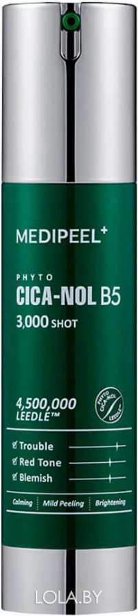 Мягкая пилинг-сыворотка Medi-Peel спикул и центелла Phyto Cica-Nol B5 6000 Shot Serum 50 мл Мягкая пилинг-сыворотка Medi-Peel спикул и центелла Phyto Cica-Nol B5 6000 Shot Serum 50 мл