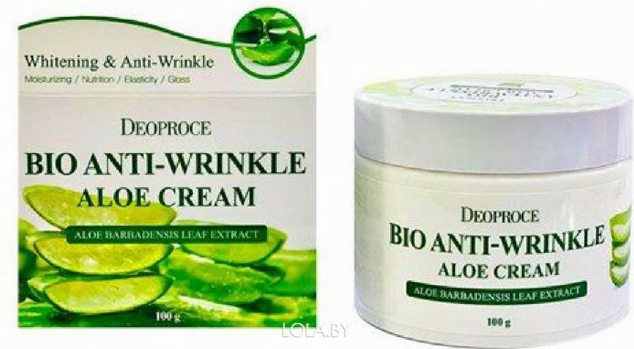 Антивозрастной био-крем Deoproce с экстрактом алоэ BIO ANTI-WRINKLE ALOE CREAM 100гр Антивозрастной био-крем Deoproce с экстрактом алоэ BIO ANTI-WRINKLE ALOE CREAM 100гр