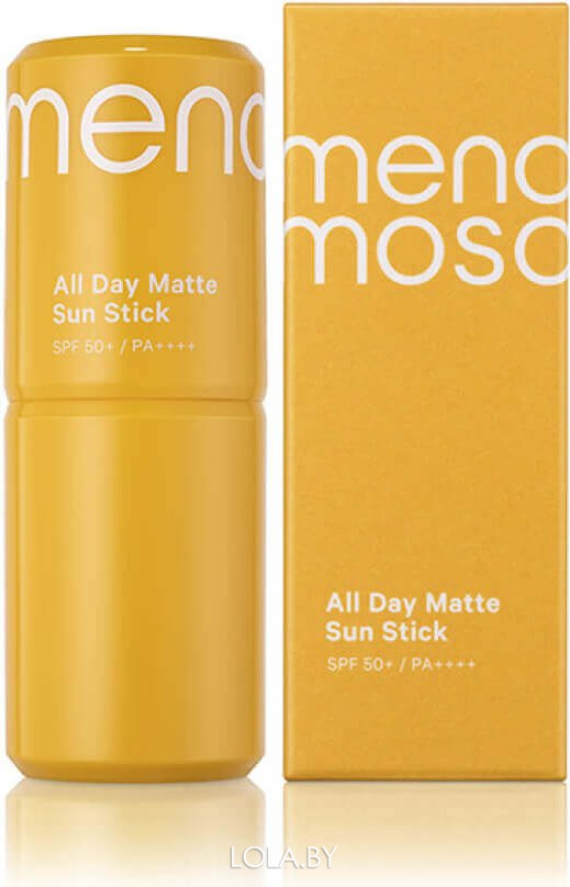 Солнцезащитный стик MENOMOSO с матовым финишем All Day Matte Sun Stick SPF 50+ PA++++ 15 г Солнцезащитный стик MENOMOSO с матовым финишем All Day Matte Sun Stick SPF 50+ PA++++ 15 г