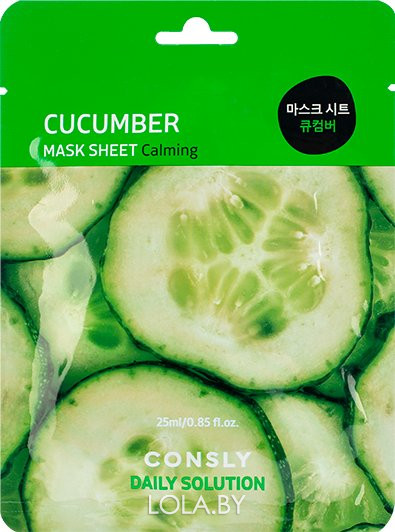 Маска тканевая для лица Consly с экстрактом огурца Cucumber 25мл Маска тканевая для лица Consly с экстрактом огурца Cucumber 25мл
