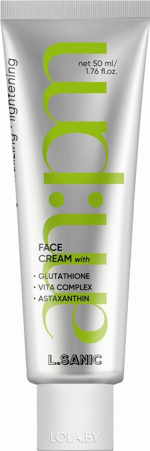 Крем для лица L.Sanic с витаминами и антиоксидантами Glutathione and Vita Complex Skin Tone Lightening Cream 50мл Крем для лица L.Sanic с витаминами и антиоксидантами Glutathione and Vita Complex Skin Tone Lightening Cream 50мл