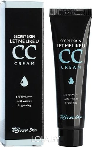 Крем для лица CC SECRET SKIN тонирующий увлажняющий LET ME LIKE U CC CREAM 30мл Крем для лица CC SECRET SKIN тонирующий увлажняющий LET ME LIKE U CC CREAM 30мл
