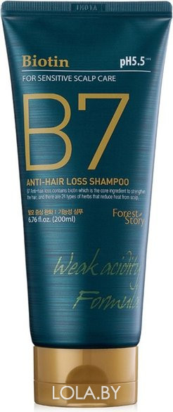 Шампунь для волос Welcos  против выпадения с биотином Forest Story B7 Anti Hair Loss Shampoo 200 мл