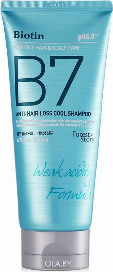 Шампунь для волос Welcos против выпадения с охлаждающим эффектом Forest Story B7 Anti Hair Loss Cool Shampoo 200мл Шампунь для волос Welcos против выпадения с охлаждающим эффектом Forest Story B7 Anti Hair Loss Cool Shampoo 200мл
