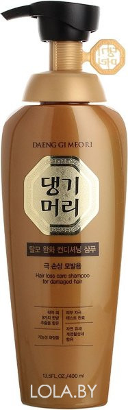 Шампунь DAENG GI MEO RI для поврежденных волос против выпадения  Hair loss care shampoo for damaged hair 400 мл