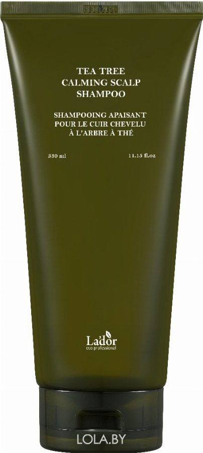 Успокаивающий шампунь LA'DOR для кожи головы с чайным деревом TEA TREE CALMING SCALP SHAMPOO 330мл Успокаивающий шампунь LA'DOR для кожи головы с чайным деревом TEA TREE CALMING SCALP SHAMPOO 330мл