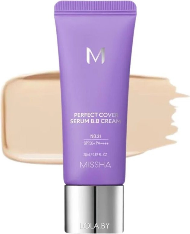 BB-крем MISSHA M Perfect Cover Serum BB Cream No.21/Light Beige 20мл