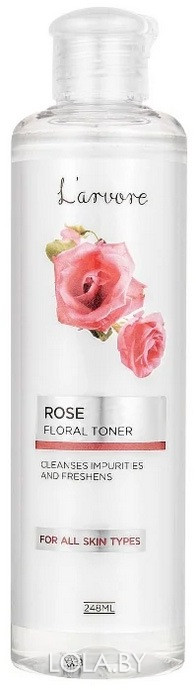 Тонер Larvore с экстрактом розы Rose Floral Toner 248 мл