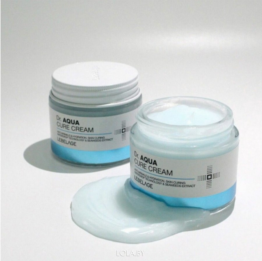 Крем для лица Lebelage увлажняющий с морскими водорослями Dr. AQUA CURE ...